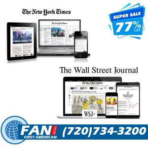 The Wall Street Journal + The New York Times Digital Subscription by wsjprintedition.com