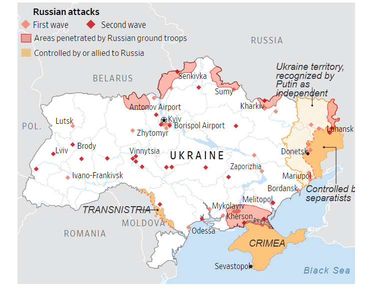 Russian Attacks Ukraine by first american news