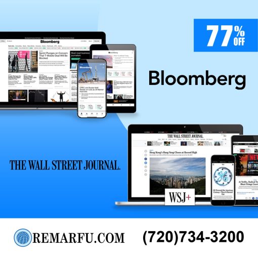 The WSJ and Bloomberg Digital Subscription 5 Years