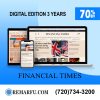 Financial Times Newspaper (Digital Subscription) 3 Years Save 70% Off