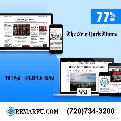 New York Times and WSJ Combo Package for 5 Years