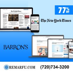 The New York Times and Barron’s News 3-Year Digital Subscription Combo 77% OFF