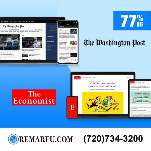 Washington Post News and The Economist Combo Package for 3 Years